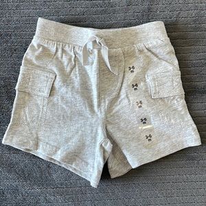 🍂 4 for $10 🍂  Gray jersey lightweight shorts size 3-6 months.